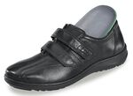 Waldläufer, bequeme Herren-Slipper, Weite H, mit herausnehmbarem Fussbett SCHWARZ